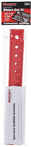 Ernst Manufacturing - 40 Tool Space Saver Wrench Rails Red (6014) (Pack of 2) 4 Count (Pack of 2) Standard