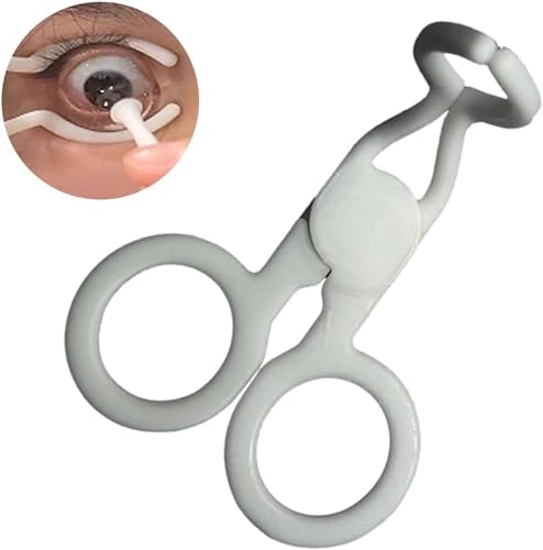 White Contact Lens Applicator Tool, Contact Lens Carrying Aid, Easy Insertion Tool for More Comfort and Precision, Convenient Insertion or Removal of Contacts