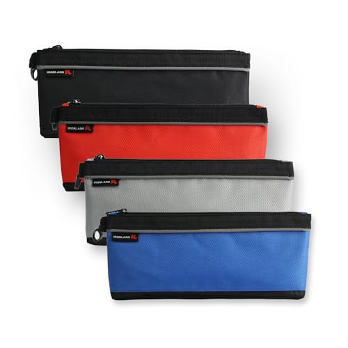 4 Pack Combo Waterproof Small Tool Bags and 4 Pack 12inch*5.5inch Small Tool Pouches with Zipper