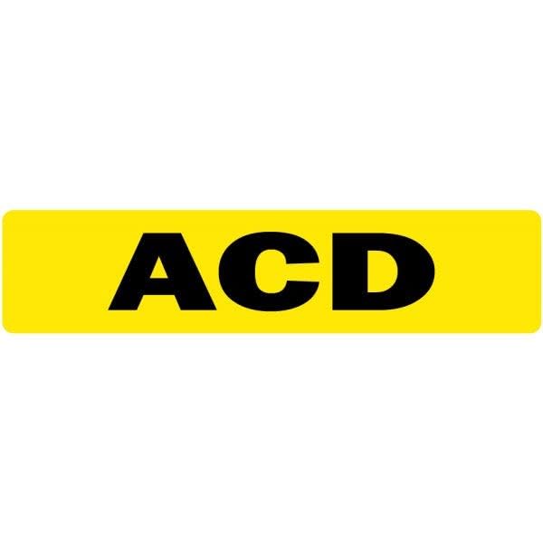 LabelValue.com | ACD Medical Labels .375"x1.625" 500 Labels Per Roll