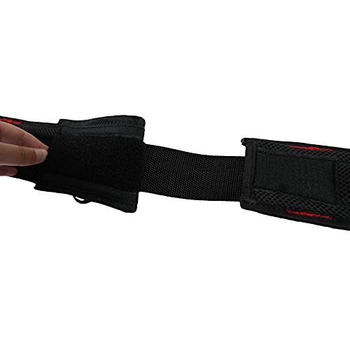 MELOTOUGH 1 PACK Tool Belt with D ring and Strong Durable Double Metal Roller Buckle,Adjustable waist + 1 PACK Magnetic Suspenders Tool Belt Suspenders with Large Moveable Phone Holder