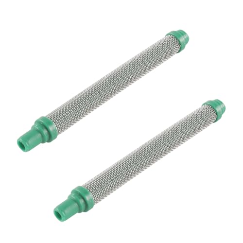 Pack of 5 30 Mesh Airless Sprayer Green Filter Insert 304 Stainless Steel Elements Replacement for Paint Coating Tools
