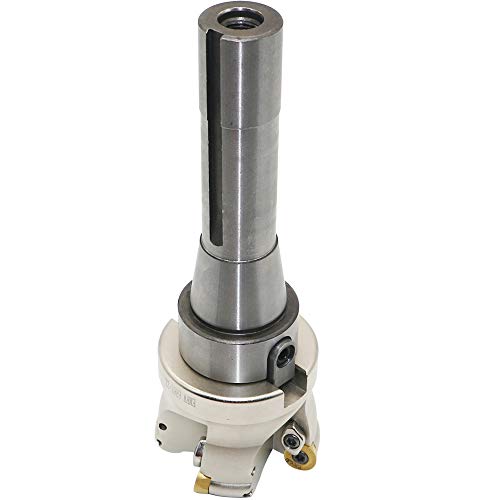 Face Mill Cutter Holder EMRW 6R 63-22+R8-FMB22-7/16+RPMT1204 Hard Alloy Blade+8mm Spanner+T15 Spanner, Used for Fough Machining of The Workpiece on The Milling Machine. EMRW 6R63-22(2.48 Inch)