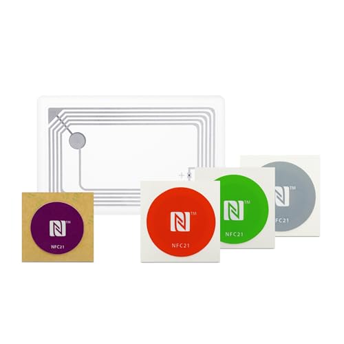 NFC Starter Kit Medium - 12-Piece Set - with NTAG213, NTAG215 and NTAG216 Chips NFC Starter Kit Medium
