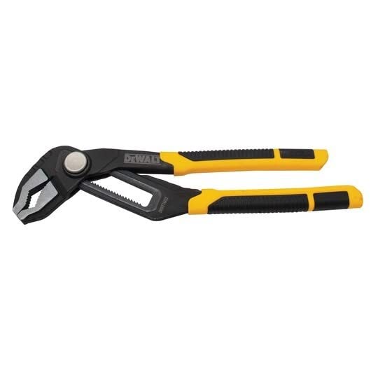 Dewalt DWHT74432 12-inch V-Groove Jaw Pushlock Plier , Yellow