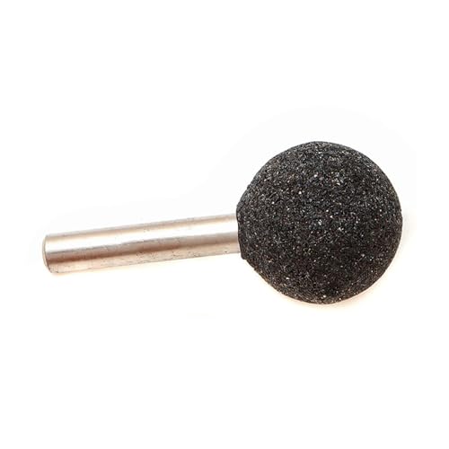 Ball Grinding Bits 6mm x 16mm Grinding Wheel Head Chrome Corundum Ball Rotary Burr for Ceramic Stone Metal DIY Grinding Pink 10pcs 16mm Diameter 2-rose