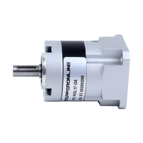 STEPPERONLINE MGL Series Planetary Gearbox Gear Ratio 5:1 Backlash 30arc-min for 5mm Shaft Standard Nema 17 Stepper Motor
