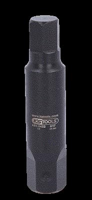 KS Tools 450.0422 Impact bit socket hex adaptor, 107mm, 17mm