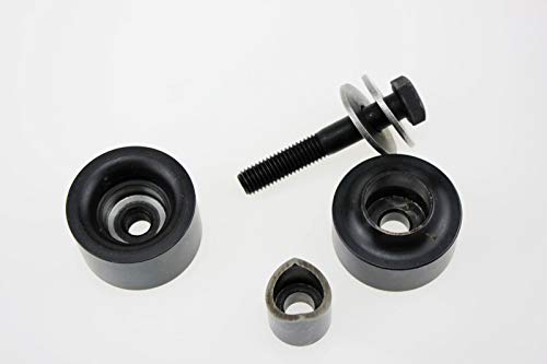 1" Hole Punch & Flare Tool Dimple Plate Dies in Black