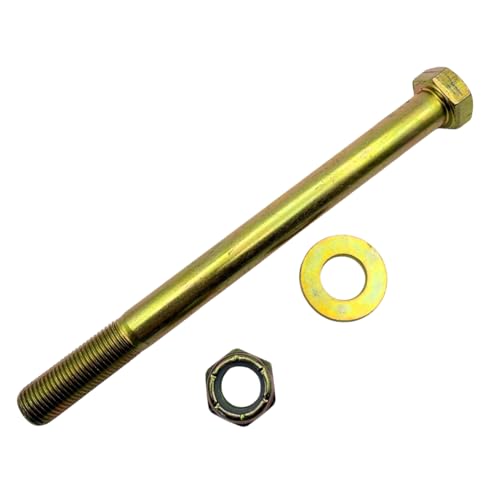 1/2"-20 x 6 Grade 8 Bolts (4-Pack) – Heavy-Duty Hex Bolts with Flat Washers & Nylon Lock Nuts – High-Strength SAE J429 Anti-Vibration 6.0" UNF Fine Thread