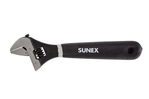 Sunex 9618A 4Pc Adjustable Wrench Set, 6" 8" 10" 12"