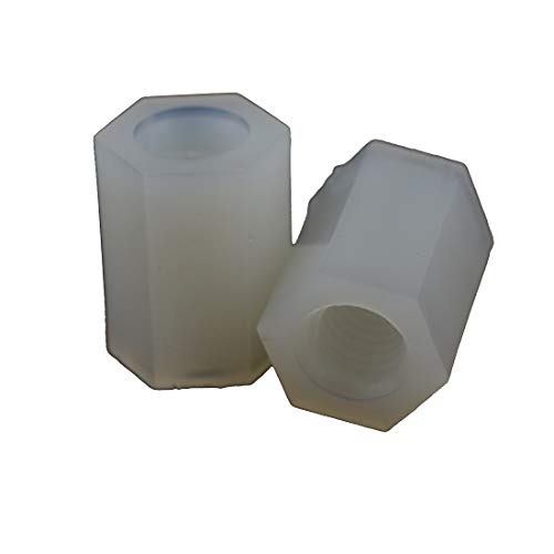 Nylon Hex Standoff Internal Thread Dual-Ended Spacer M4 Series 5mm 6mm 8mm 10mm 12mm