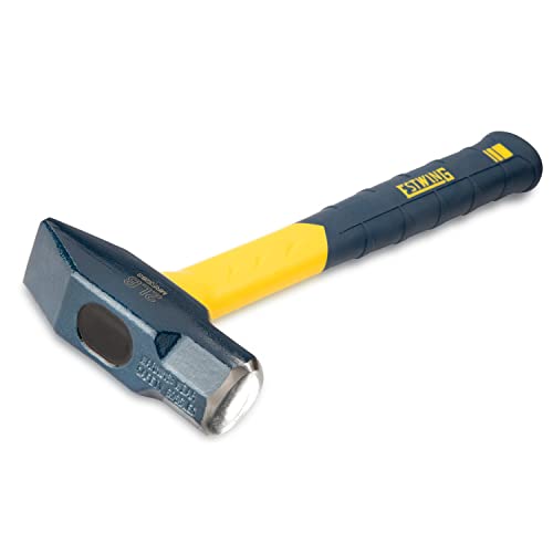 ESTWING Blacksmith's Hammer - 32 oz Metalworking Tool with Fiberglass Handle & No-Slip Cushion Grip - MRF32BS 32 oz (Ounces)