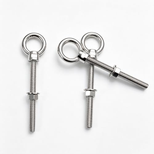 1/4" x 4" Eye Bolts with Washers＆Nuts (20 Pack) 1/4" x 4" 20