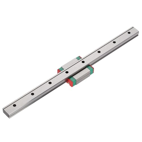 Fdit Model LML12B Miniature Linear Guide Rail Way Slide 12 mm Wide Variety Length and Slide Trolley Block Multiway Packaging Socialme-EU (200 mm)
