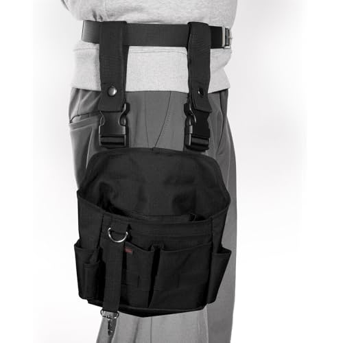 KENOBE 5-Pockets Tool Pouch and Leg Tool Pouch with Belt