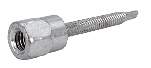 CONFAST® 3/8" Threaded Rod Anchor for Steel, Vertical, 1/4" x 2" (Box of 25)