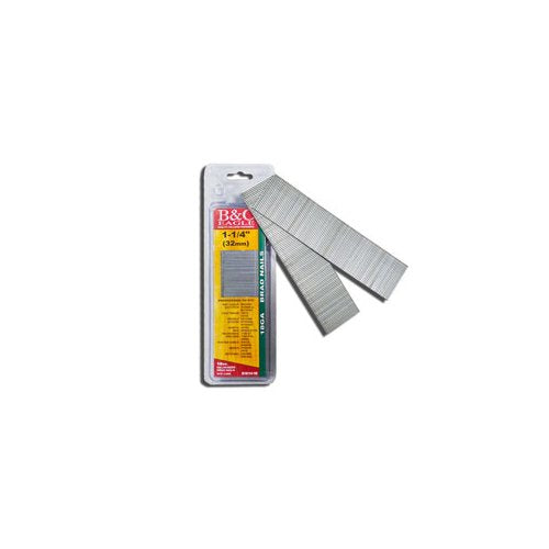 B&C Eagle B18112SS-1M 1-1/2-Inch x 18 Gauge S316 Stainless Steel Straight Brad Nails (1,000 per pack)