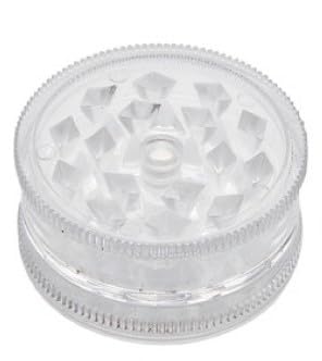 Kitchen Spice Grinder Acrylic 2pc with Magnet Clear Color