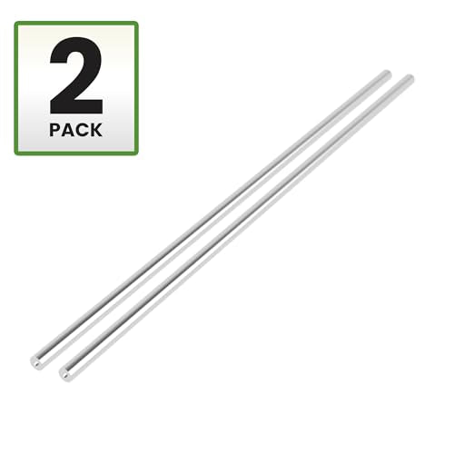 Aluminum Spacer 3/4" OD x 5/16" ID x 36" Long Round Spacer Unthreaded Standoff Bushing Plain Finish, Fits Screws Bolts 5/16" or M8 by Metal Spacers Online (2 Pack) 2