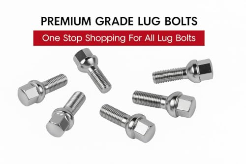 20 Pcs Lug Bolts Ball Seat 14x1.5 Thread 35mm Shank