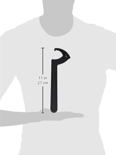 Williams JHW474 Adjustable Hook Spanner Wrench with Span Diameter of 2 to 4-3/4-Inch, Ideal for Adjusting Collars, Lock Nut Rings, and Bearings Span Diameter: 2 to 4 3/4 Inch