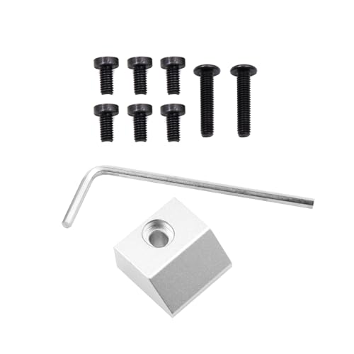 POFET 3D Printer Accessories for Bambu Lab A1 mini Aluminum Alloy Portable Handle Handle Installation Kit,3D Printer Hardened Steel Extruder Gear Handle Accessories