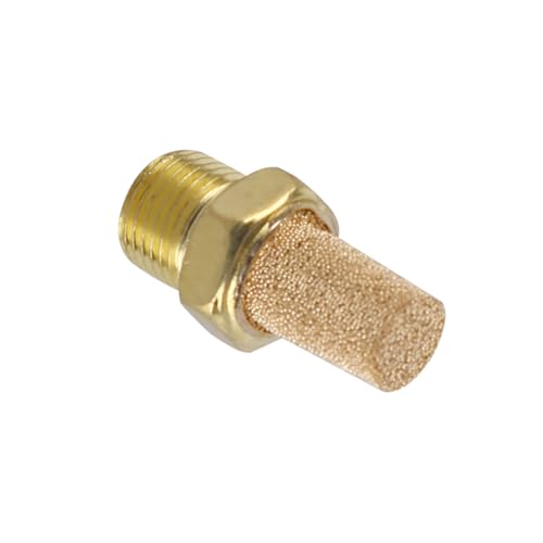 Copper Air Valve Muffler 1/8" BSP Male Thread Pneumatic Exhaust Muffler Pneumatic Muffler Flow Control