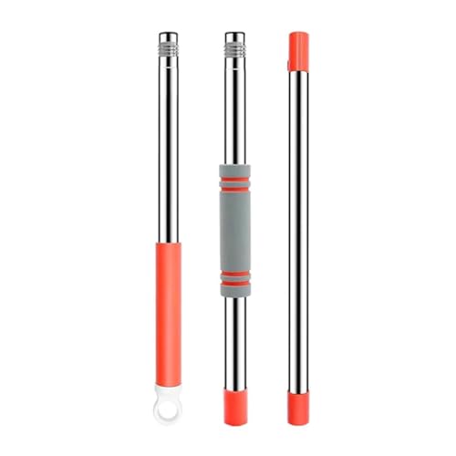 3 in 1 Tub Tile Scrubber Brush, with 133cm Adjustable Long Handle and 4 Detachable Replacement Brush Heads for Cleaning Bathroom Kitchen