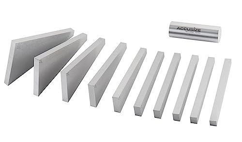 Accusize 10 Pc Precision Angle Block Set, 1-30 Deg Range