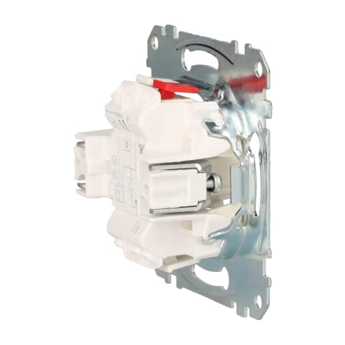 COMBI-SERIESSWITCH U.P. | 1-pin, 10AX, AC, 250V, 1 piece 10 AX 2 Wippen White