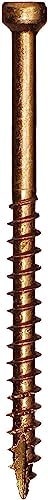 GRK Fasteners 116728 FIN/Trim #8 x 2 Screws 510CT, Gold #8 x 2" 510