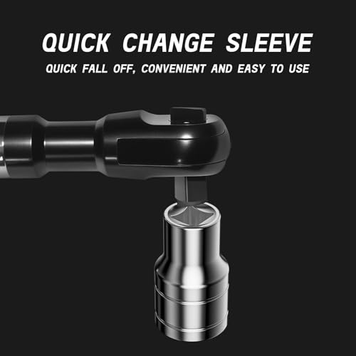 1/2" Offset Extension Wrench, 120Nm Impact Ready Socket Extender Sliver-1-piece