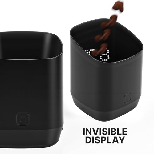 Digital Dosing Cup Scale, Coffee Bean Measuring Cup with LED Display and Touch Switch, USB C Rechargeable, for Coffee Grounds, Liquids, Kitchen and Home