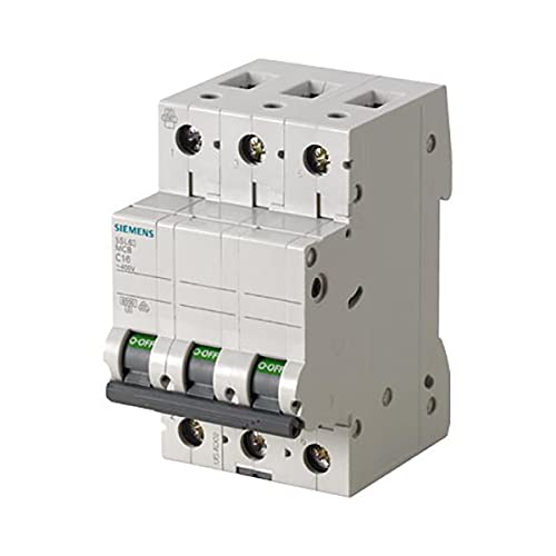 Siemens 5sl6 – Automatic magnetotermico 400 V 6 kA 3 Poles B 16 A 400 volts B16