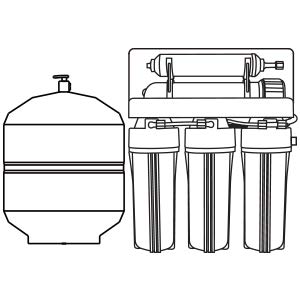 Geekpure Reverse Osmosis RO Membrane 50 GPD -NSF Certificated-Water Filter Replacement -Pack 2 2 Count (Pack of 1)