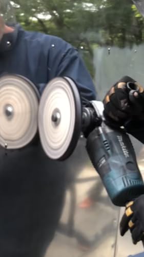 10” Cotton Sewn Buffing Wheel Set fits 3/4" Arbor Shaft, Also fits 1/2” or 5/8” with Included bushings for Bench Grinder Motor. 60 Ply Polishing for Any Aluminum or Stainless Steel (2 Pack)