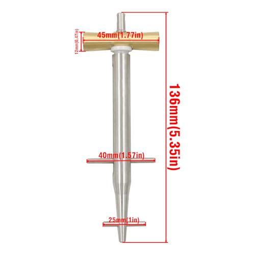 Heavy Duty 5-1/4" Bronze T-Bar Nut Tool Fit for 1/4 Model Setup