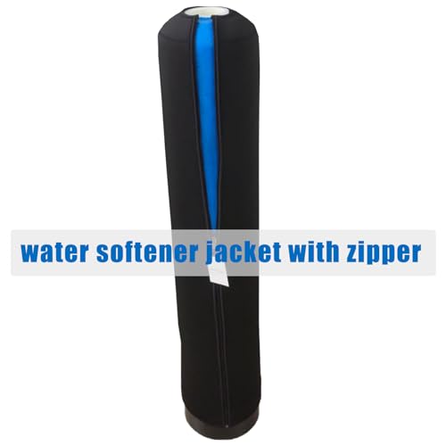 12x52 Water Softener Jacket, Neoprene Water Softener Tank Jacket to Prevent Sweating, Water Softener Insulation Jacket Outdoor Insulated, Water Softener Cover (12 * 52inch,Black) 12*52inch Black