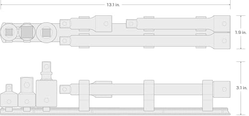 TEKTON 1/2 Inch Drive Impact Extension and Accessory Set | SIA92101