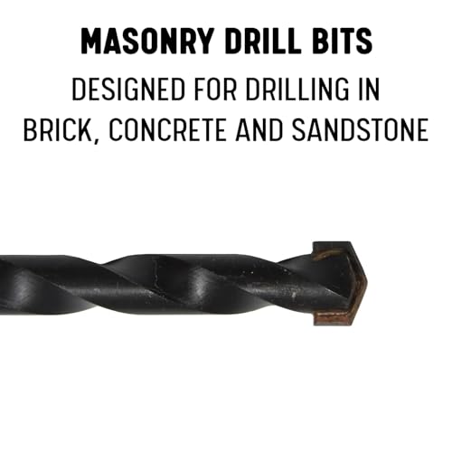 Drill America 1" x 18" Carbide Tipped Masonry Drill Bit, Dam Series