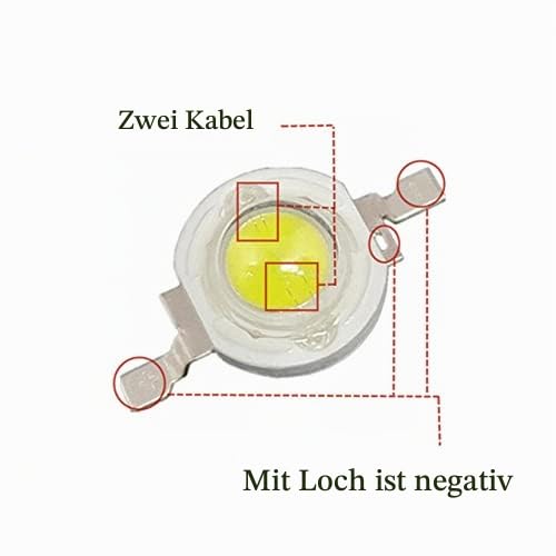 High Power LED Chip 3W UV 365-370nm DC 3.2V -3.8V SMD COB Light Emitter Components Diode 3W Bulb DIY Lighting (3W 365nm (with PCB)) Pack of 10 3w 365nm (With Pcb)