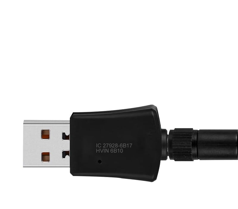 USB WiFi Adapter for Destop PC/Laptop, NETVIP AC600 Dual Band 5GHz/2.4GHz WiFi Dongle with 5dBi Antenna, 802.11ac Wireless Network Card for Windows, CD-Free and Plug & Play 600M green