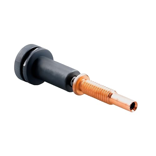 3D Printer Upgrade Interchangeable Trimetal High Flow Nozzles 0.4. Hardened Steel, Copper, Titanium TC4 Compatible with RapidChange REVO Hotends and Extruders (0.4 mm)