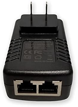 4 Pack IPCamPower Mini POE Injector Wall Wart Plug | 802.3af Full 15 watts | Designed for IP Cameras and Phones Like Cisco/Polycom/Aastra 15 Watts - 4 Pack