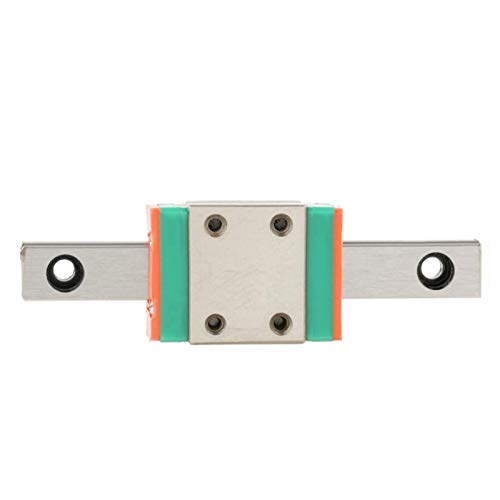 Miniature Linear Rail Guide, LWL7B 55mm Linear Guide Rail + Linear Guide Block, Linear Sliding Guide Rail for 3D Printer and CNC Machine