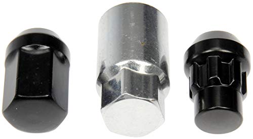 Dorman 713-375A Black Acorn Wheel Nut Lock Set