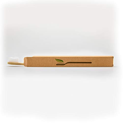 Bamboo Toothbrushes - Sustainable - Biodegradable - Pack of 6 - Vegan - Hard