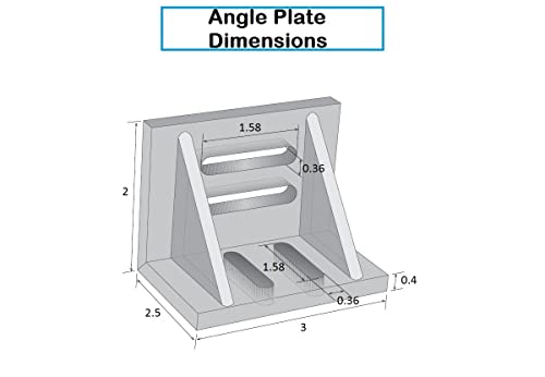 HHIP 9999-0005 3 X 2.5 X 2" Angle Plate & 01-02-2003 Block Set Matched Pair