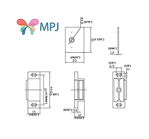 MPJ Single Magnetic Catches Brown/Antique Copper Retail Pack (30) 30